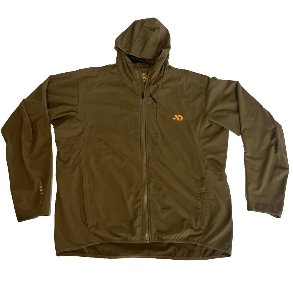First Lite Corrugate Jacket 2XL Dry Earth Lightweight Guide Outer Shell